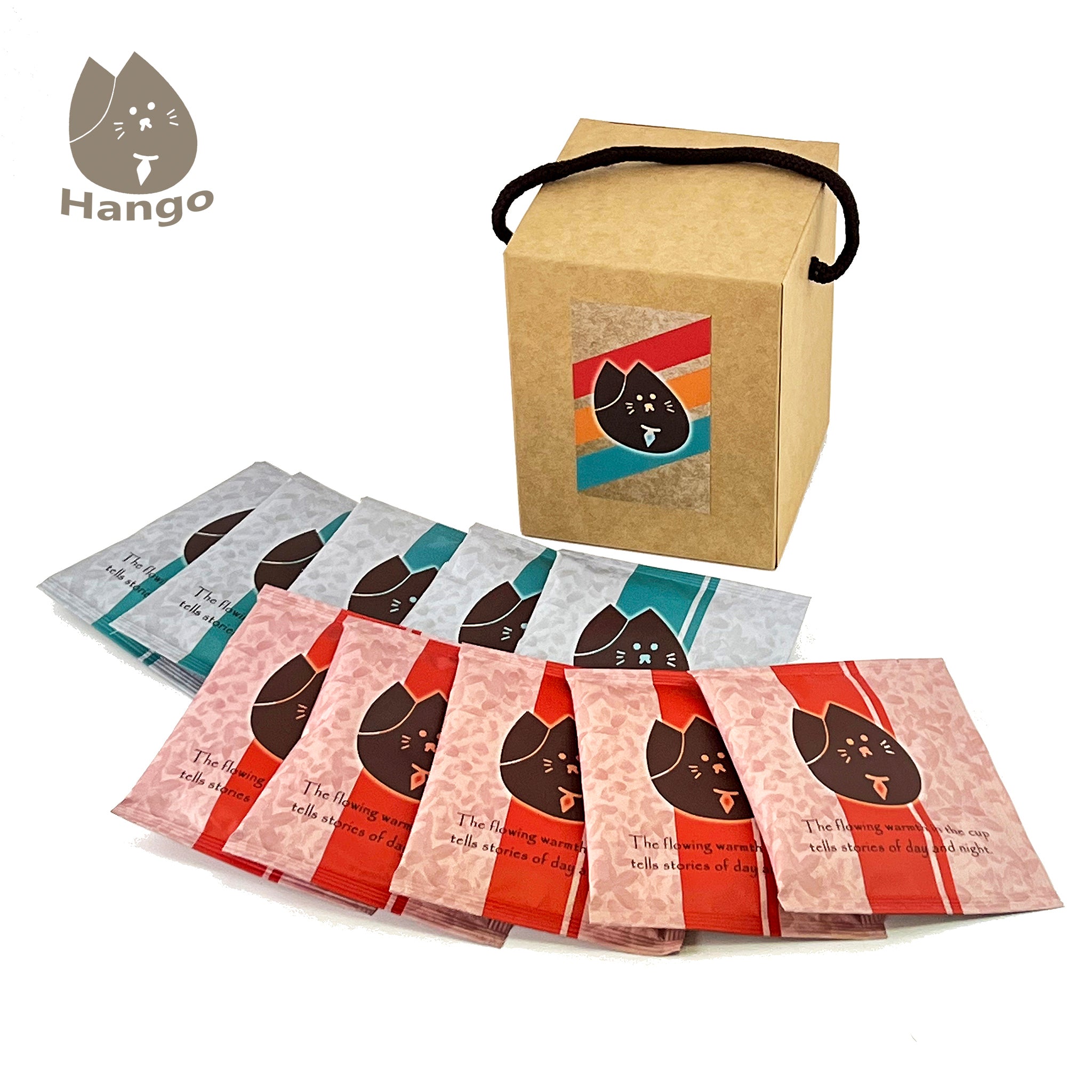 【掛貓】藍帶濾掛咖啡包＊5包 + 紅帶濾掛咖啡包＊5包